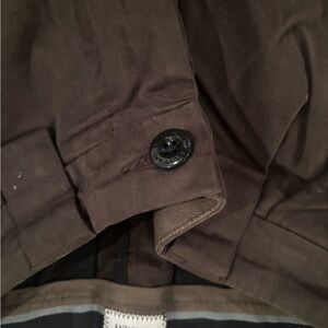 Dark Green zip up pants by CP Company
